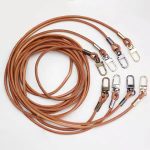 Premium Leather Stampede Strings for Cowboy Hats