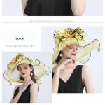 wide brim church hats